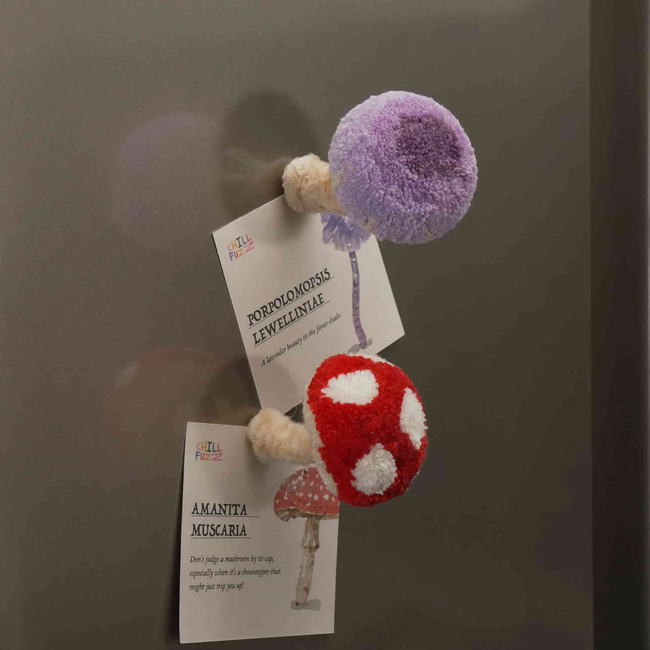 Artisan-Made -  Mushroom Magnet Sets