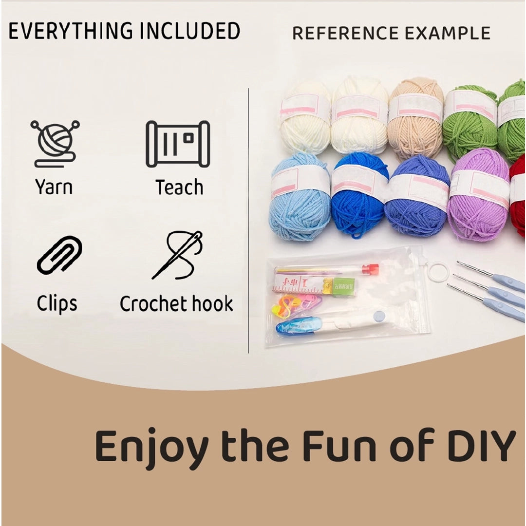 Crochet Kit - Cream Tissue Box