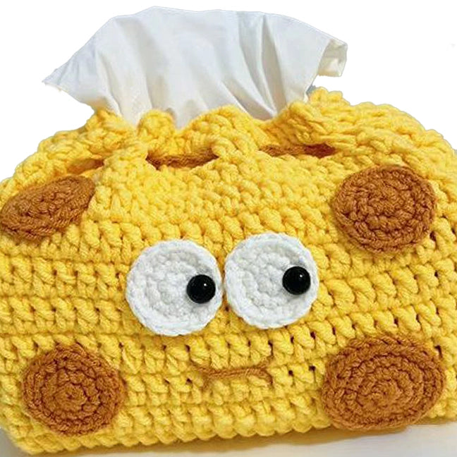 Crochet Kit - Cheese Tissue Box