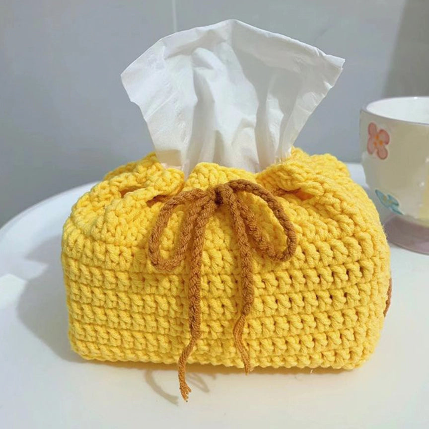 Crochet Kit - Cheese Tissue Box