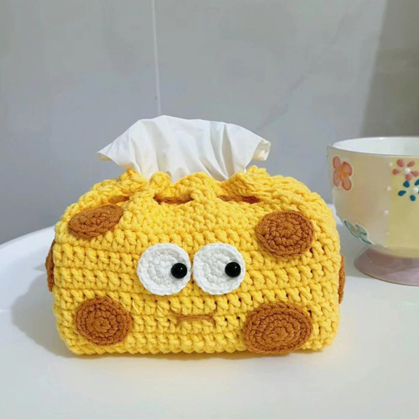 Crochet Kit - Cheese Tissue Box