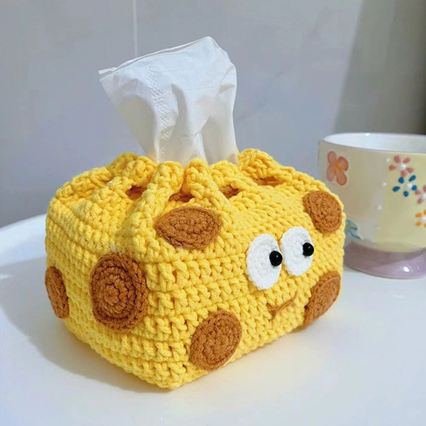 Crochet Kit - Cheese Tissue Box