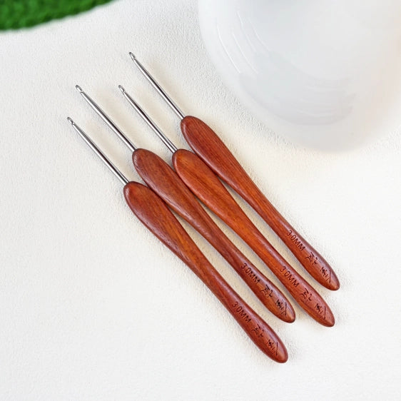 Crochet Tool - Blood Sandalwood  Micro Crochet Hook
