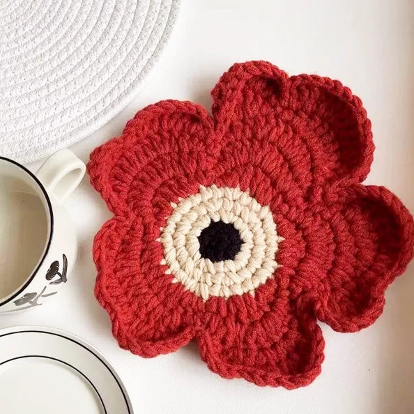Crochet Kit - Irregular Flower Coaster