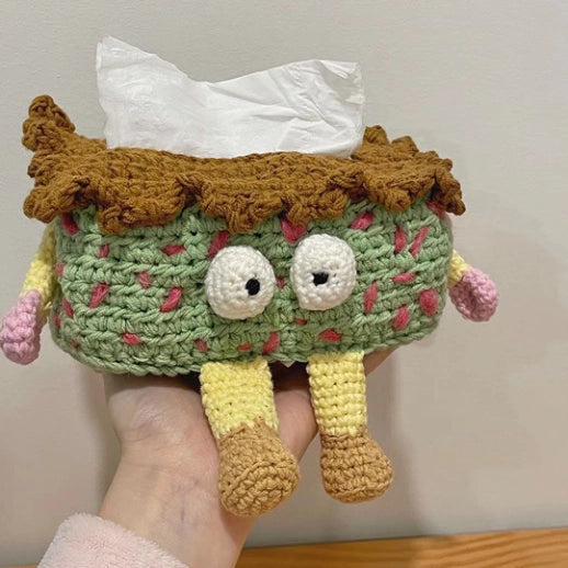 Crochet Kit - Big Eyes Tissue Box