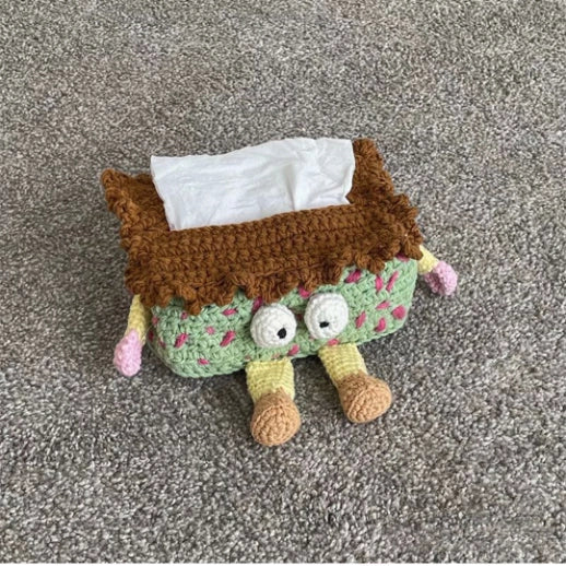 Crochet Kit - Big Eyes Tissue Box