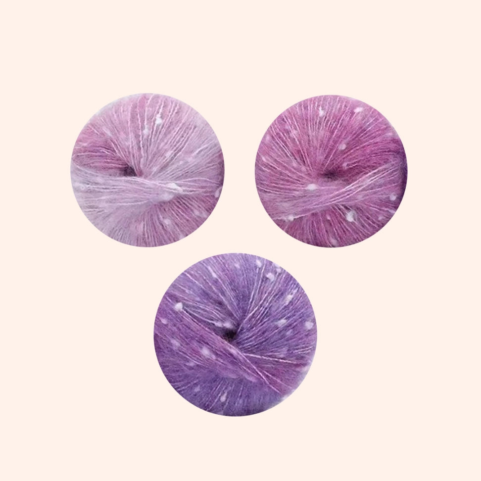 Gradient Snowflake Mohair 50 Grams