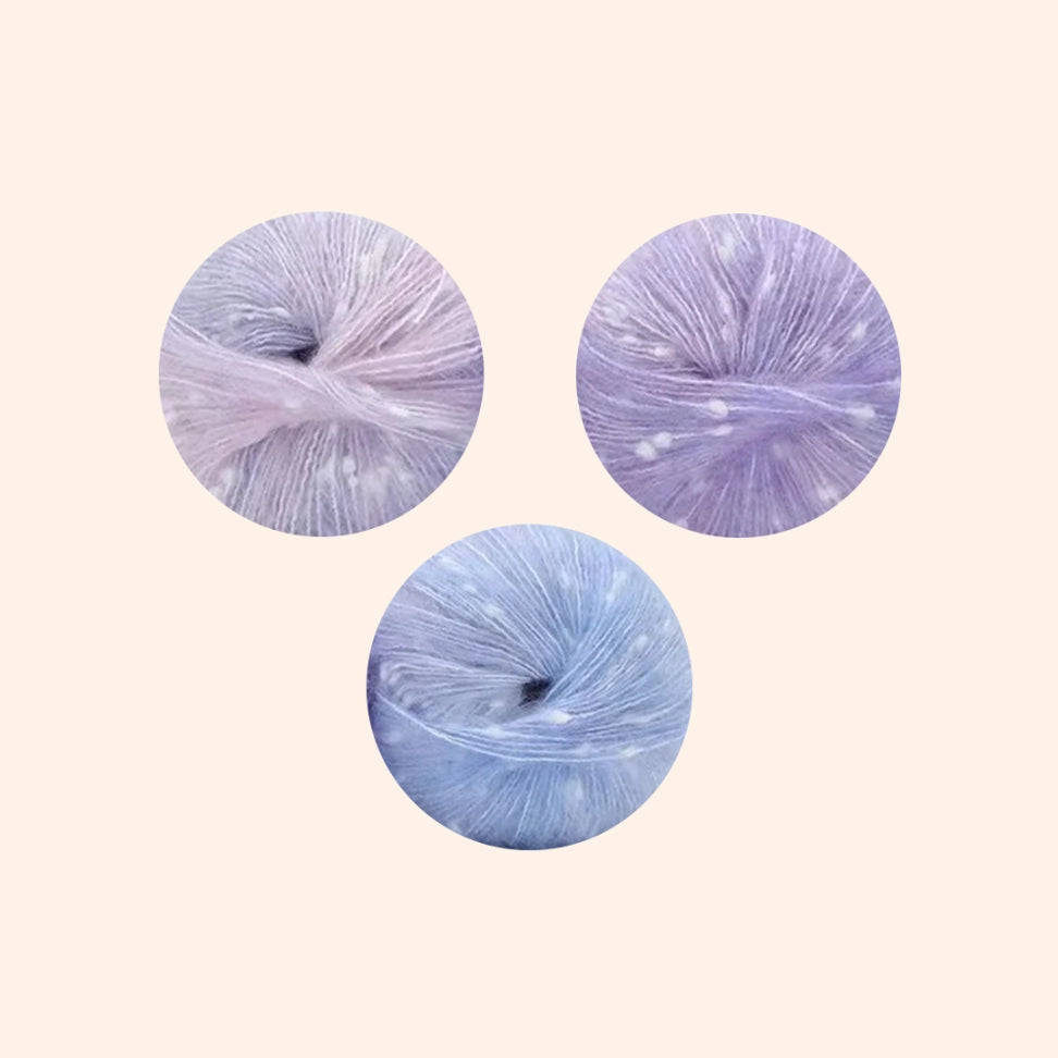 Gradient Snowflake Mohair 50 Grams