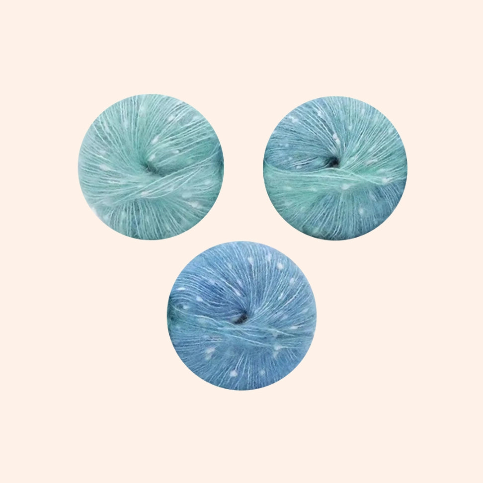 Gradient Snowflake Mohair 50 Grams