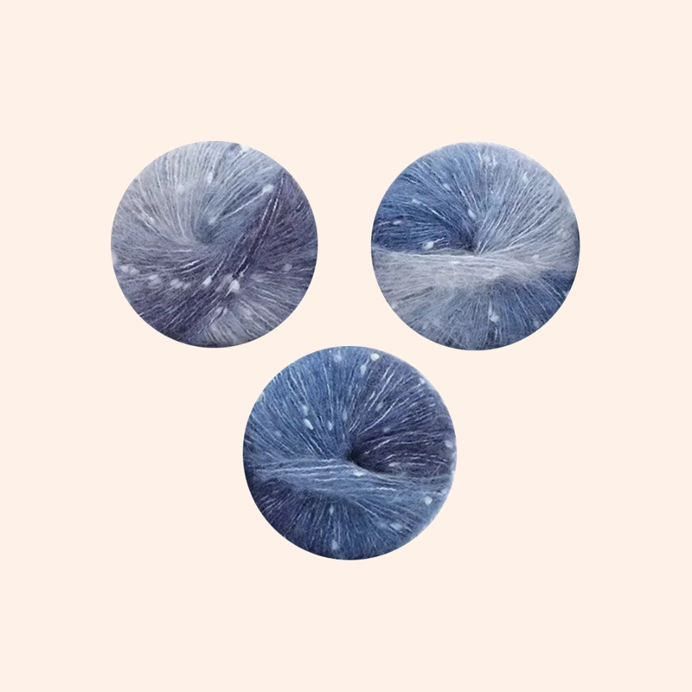 Gradient Snowflake Mohair 50 Grams