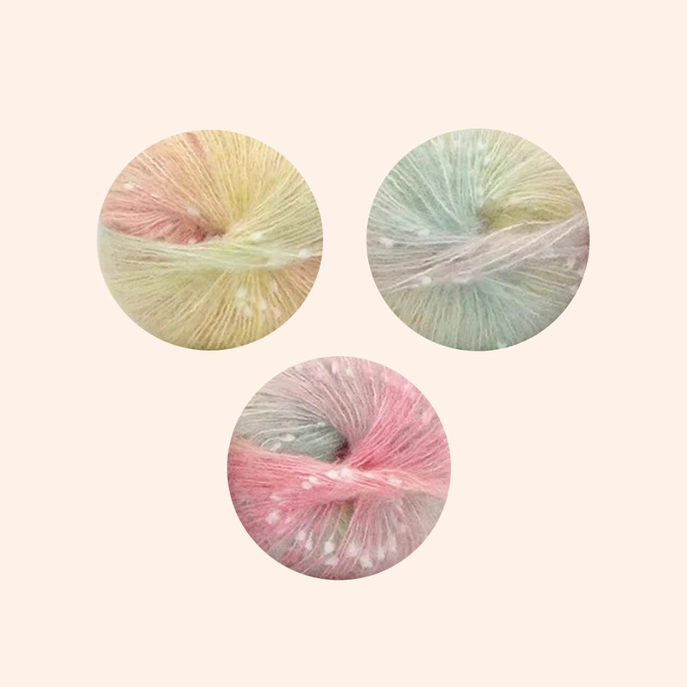 Gradient Snowflake Mohair 50 Grams