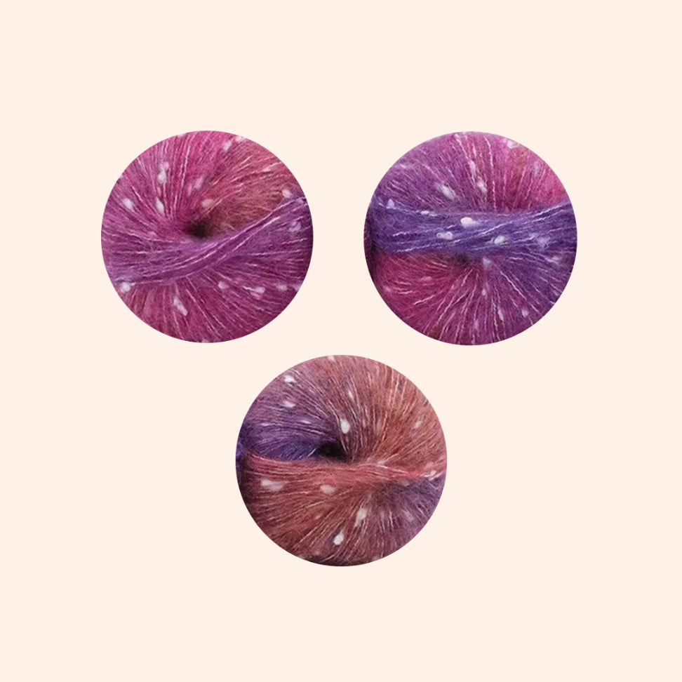 Gradient Snowflake Mohair 50 Grams