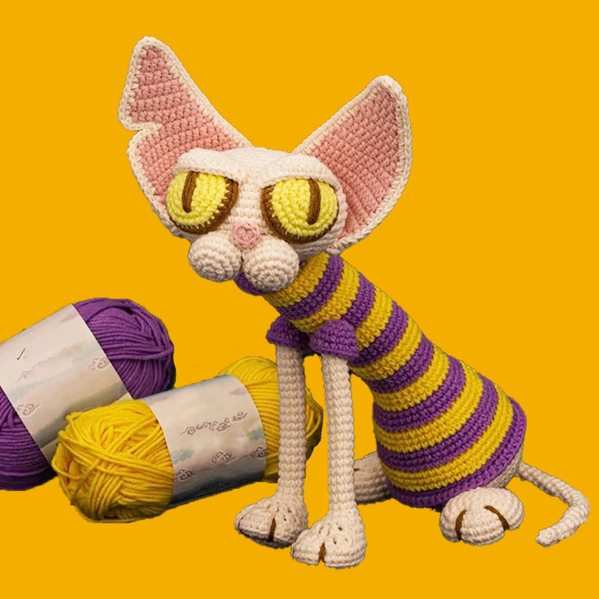 Crochet Kit - Hairless Cat