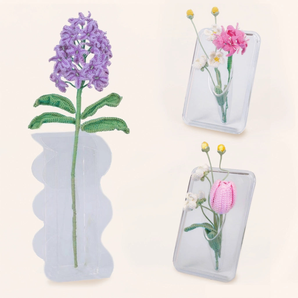 Artisan-Made - Micro-Crocheted Hyacinth Flowers