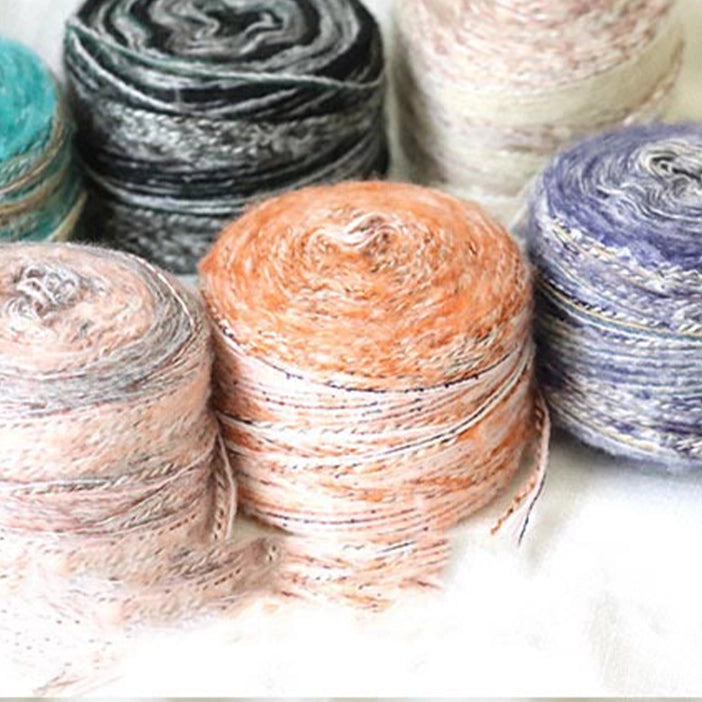 Mohair Hand-Blended Yarn 100 Grams