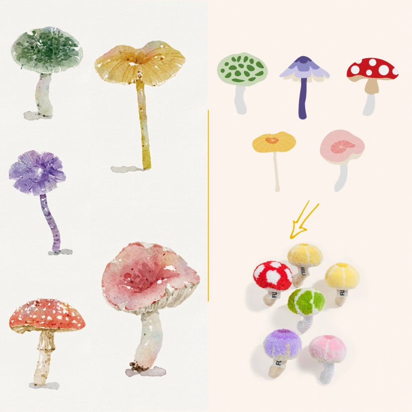 Artisan-Made - Mushrooms Cross-Body Bag