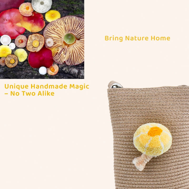 Artisan-Made - Mushrooms Cross-Body Bag