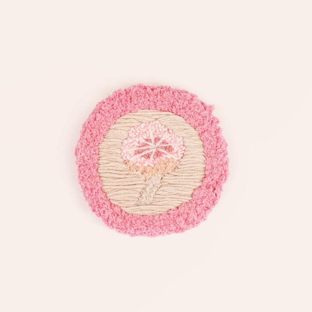 Artisan-Made - Pink Mushroom Coaster
