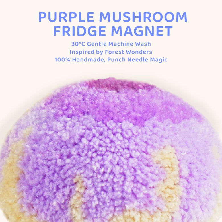 Artisan-Made - Purple Mushroom Magnetic Sticker