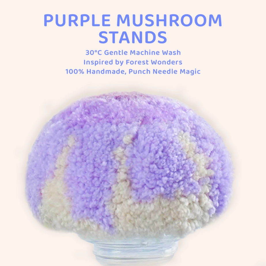 Artisan-Made - Purple Mushroom Phone Stand