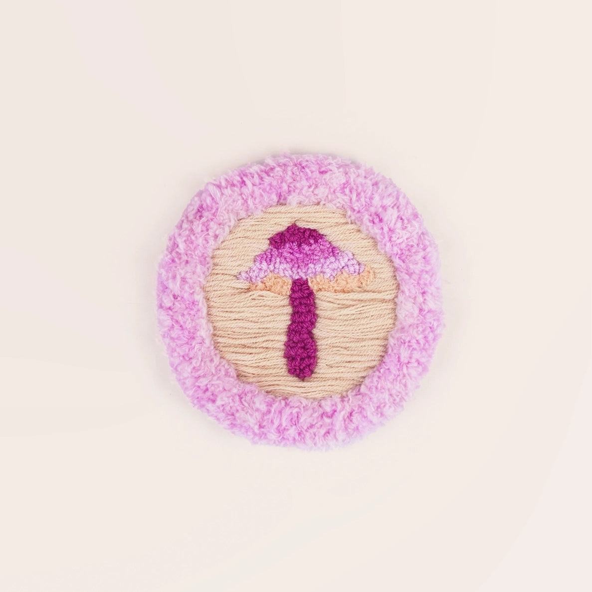 Artisan-Made - Purple Mushroom Coaster