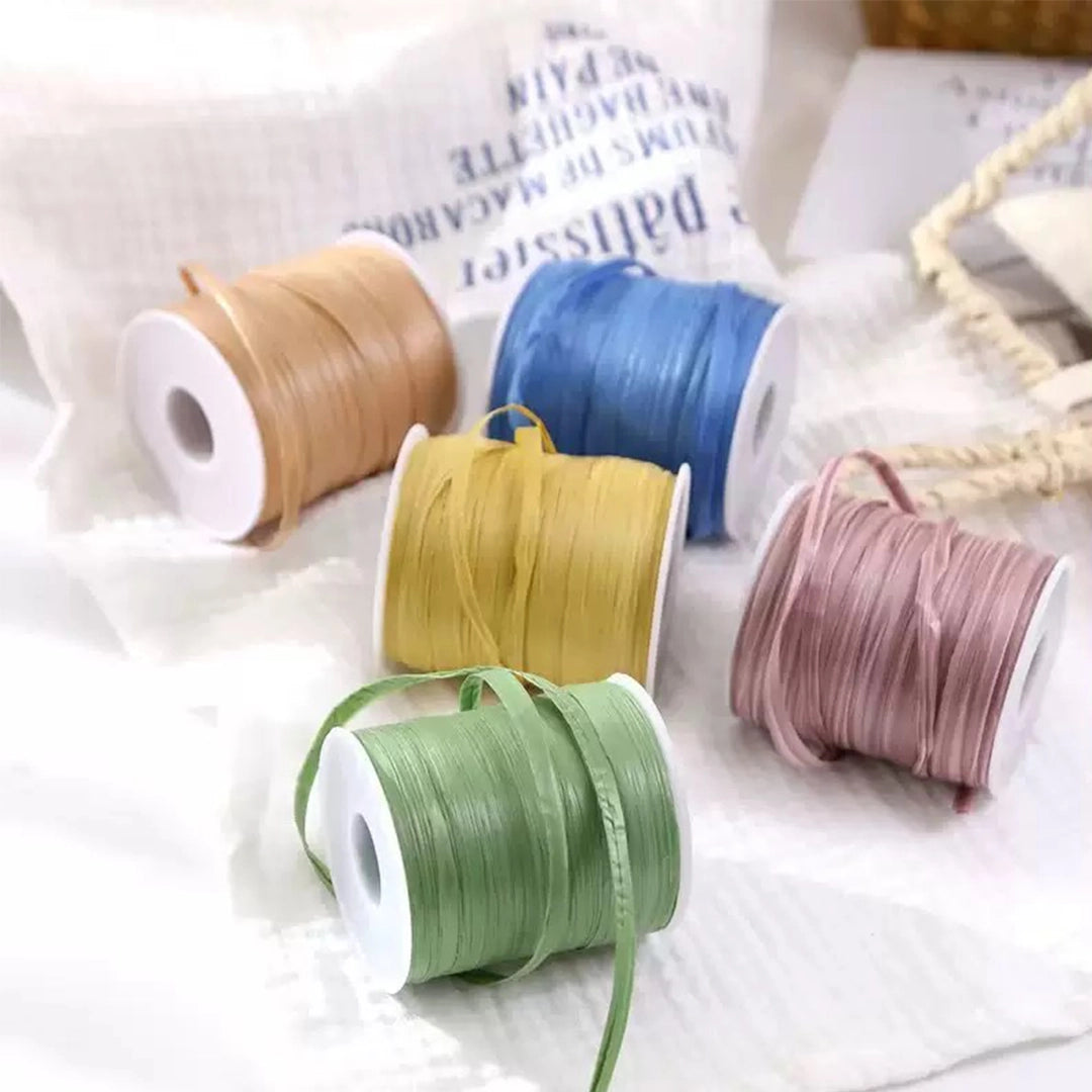 Flat Raffia Yarn for Knitting 50 Grams