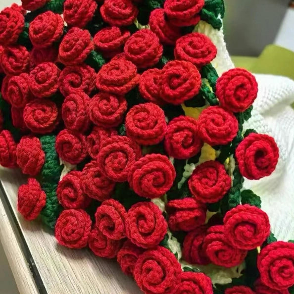 Crochet Kit - Rose Bouquet Blanket
