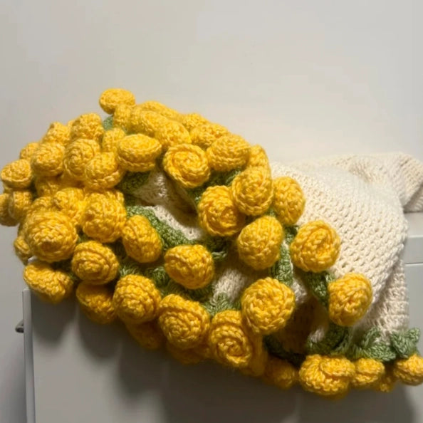 Crochet Kit - Rose Bouquet Blanket