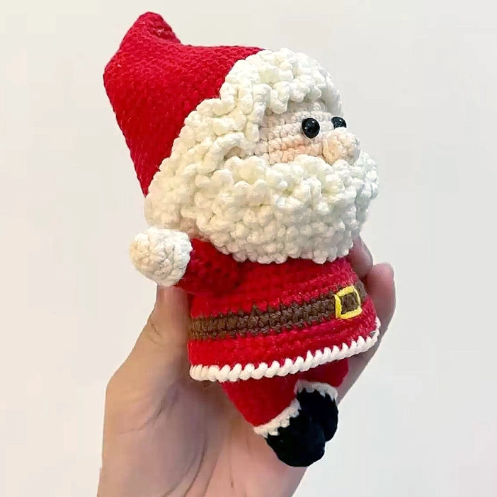 Bundle - 2 Santa Claus Hand Crochet Craft Kits