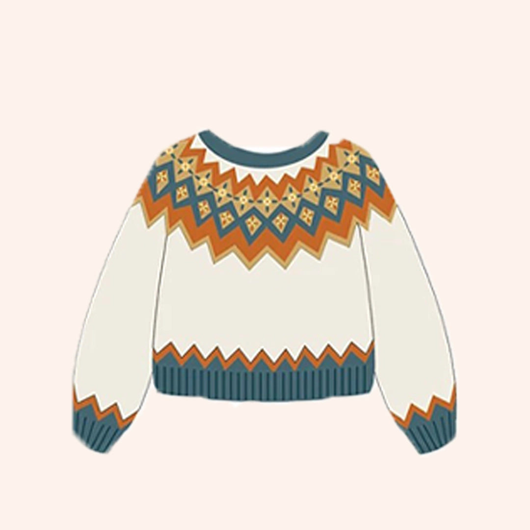 Crochet Kit - Handmade Knitting Material Kit for Charlotte Argyle-Jacquard Sweaters