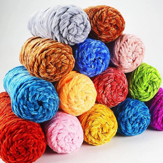 Chenille Soft Yarn 100 Grams