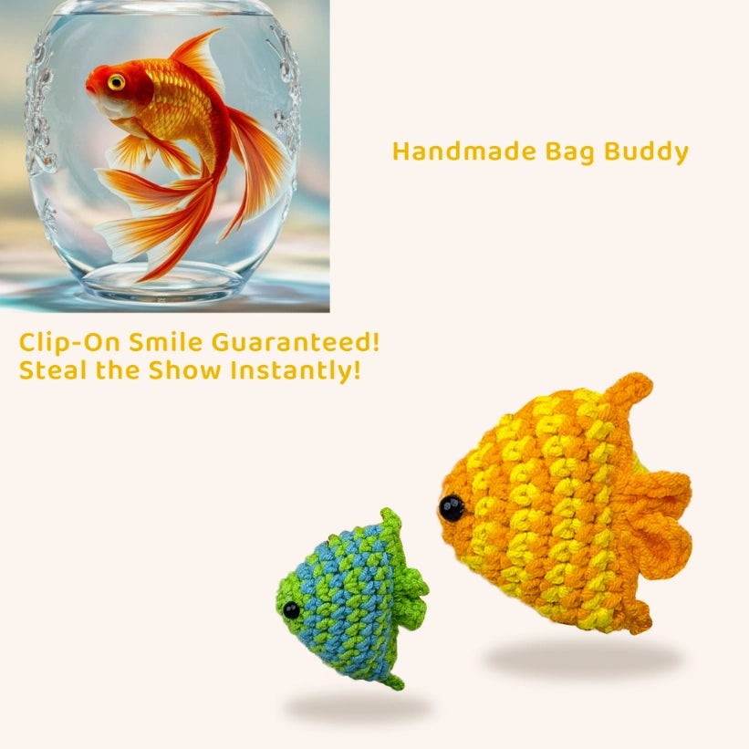 Artisan-Made - Glub-Glub Crew Bag Charm
