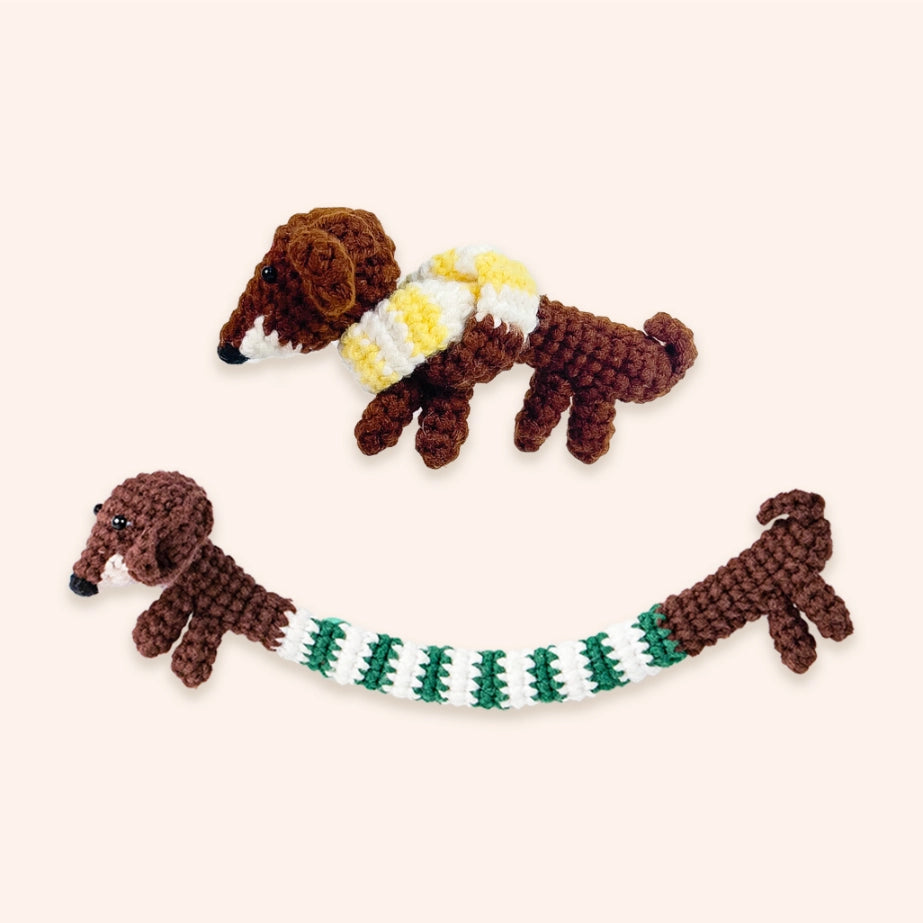 Bundle - Dachshund Crochet Kit Set of 4