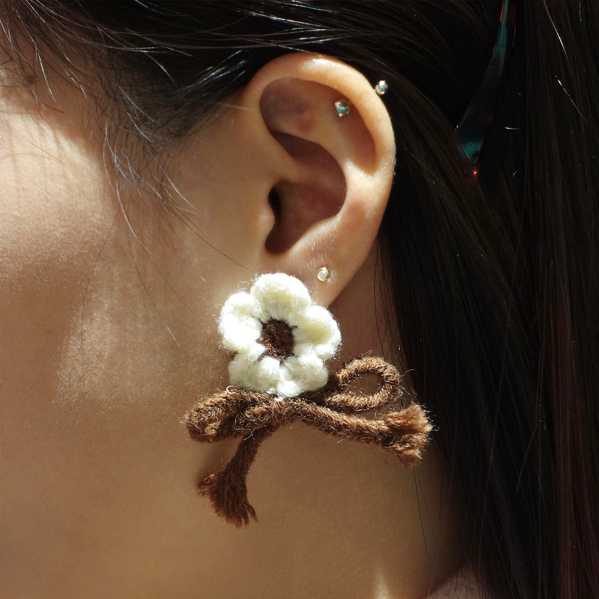 Artisan-Made - Flower Earrings