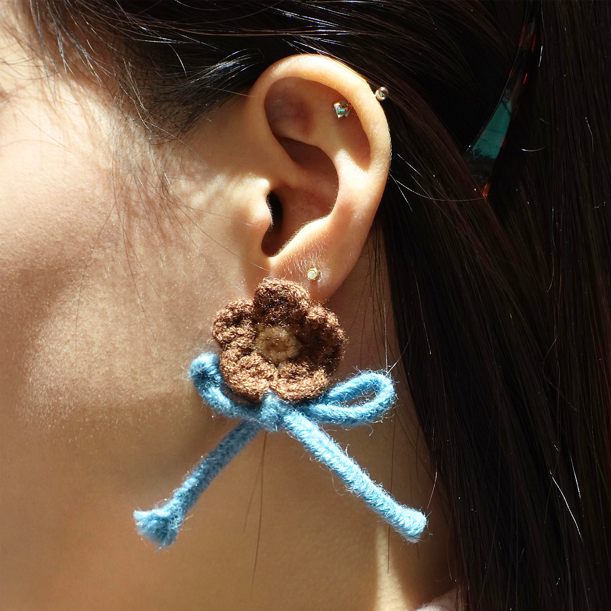 Artisan-Made - Flower Earrings