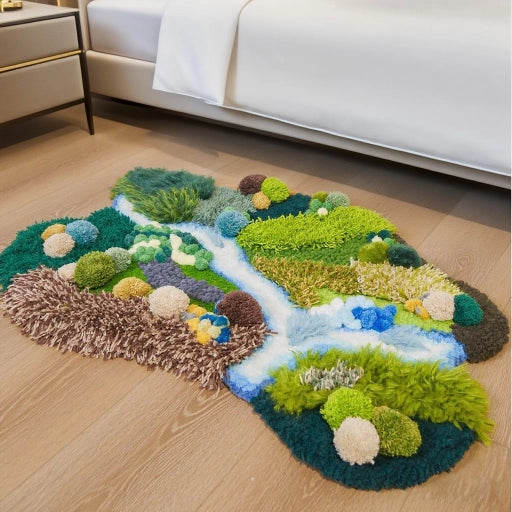 Bundle - Finished Products: Select 2 Moss Rugs & 1 Mushroom