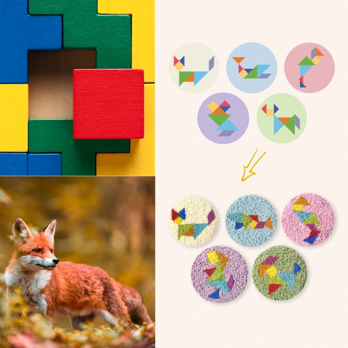 Artisan-Made - Animal Pattern Coasters