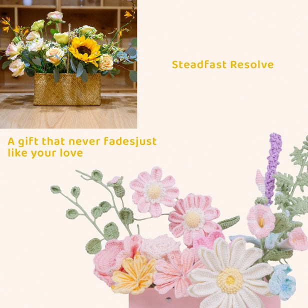 Artisan-Made - Basket Bouquet