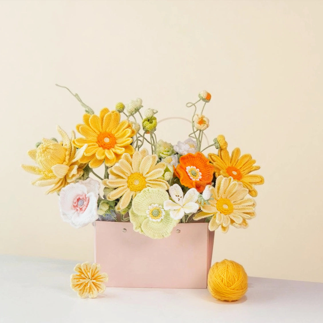Artisan-Made - Basket Bouquet