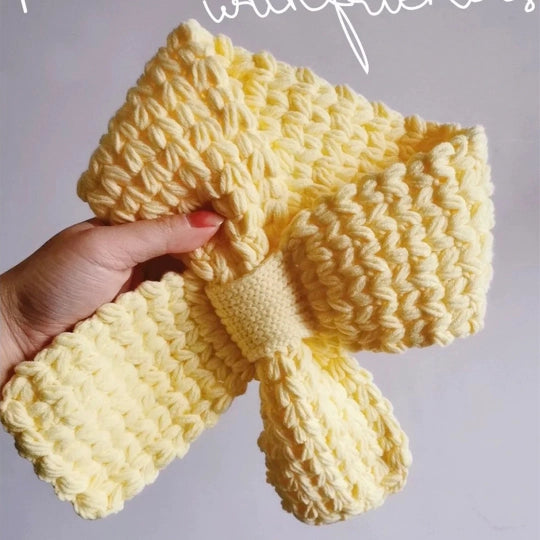 Crochet Kit - Bow Scarf