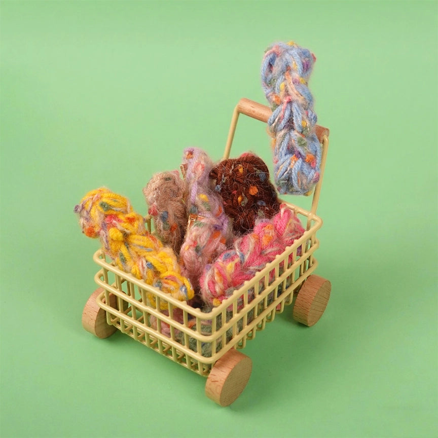 Artisan-Made - Yarn Hair Clip Multiple Colors