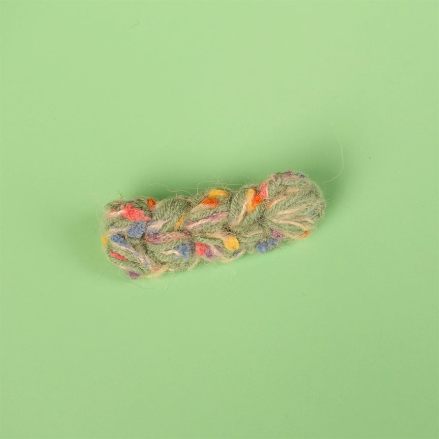Artisan-Made - Yarn Hair Clip Multiple Colors