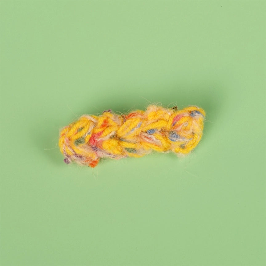 Artisan-Made - Yarn Hair Clip Multiple Colors