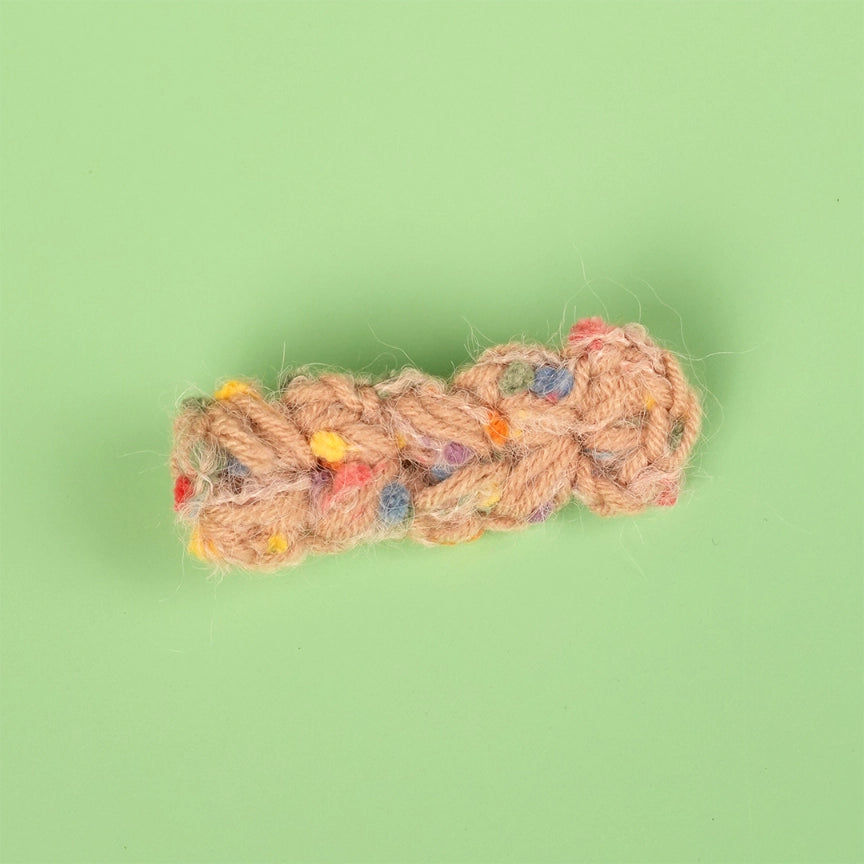 Artisan-Made - Yarn Hair Clip Multiple Colors