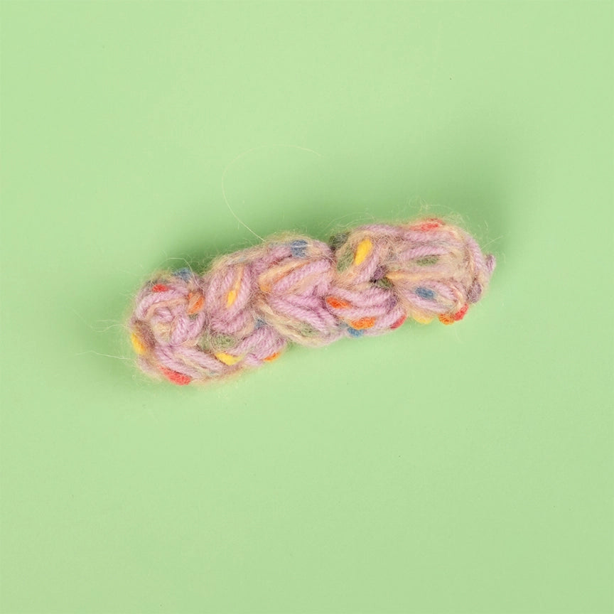 Artisan-Made - Yarn Hair Clip Multiple Colors