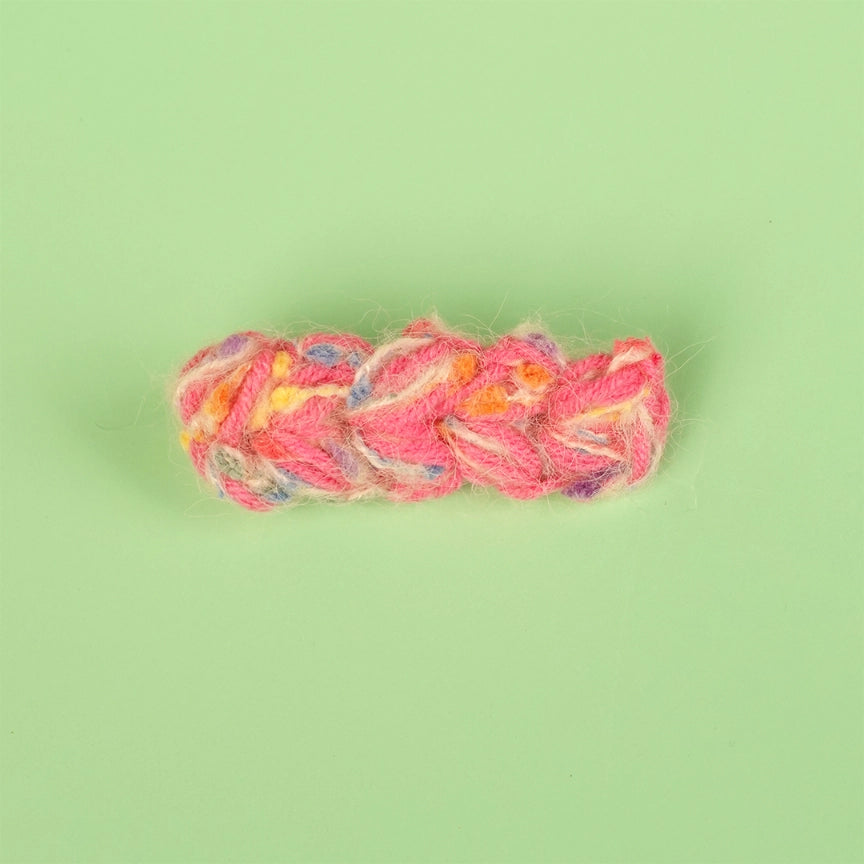 Artisan-Made - Yarn Hair Clip Multiple Colors