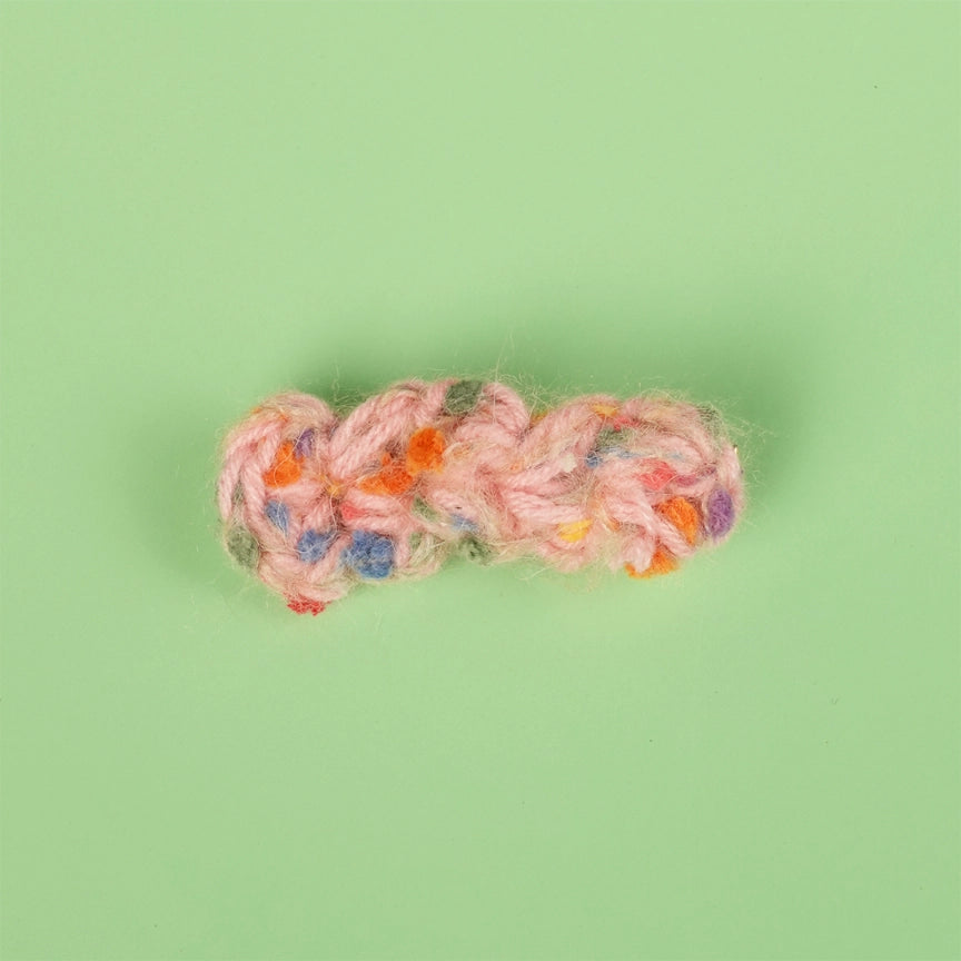 Artisan-Made - Yarn Hair Clip Multiple Colors