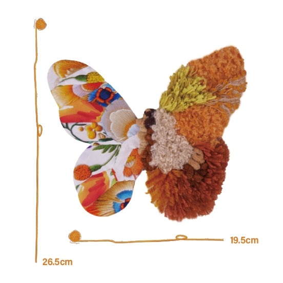 Latch Hook Kit - Colorful Butterflies
