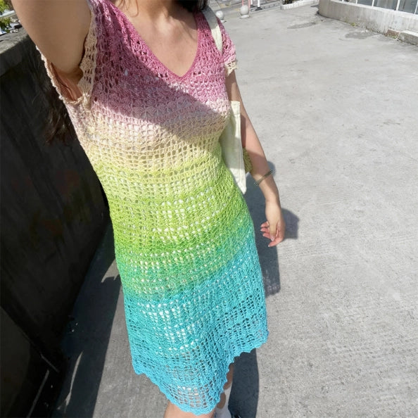 Gradient Segment-Dyed Cake Yarn 100 Grams