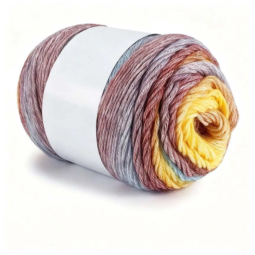 Gradient Segment-Dyed Cake Yarn 100 Grams
